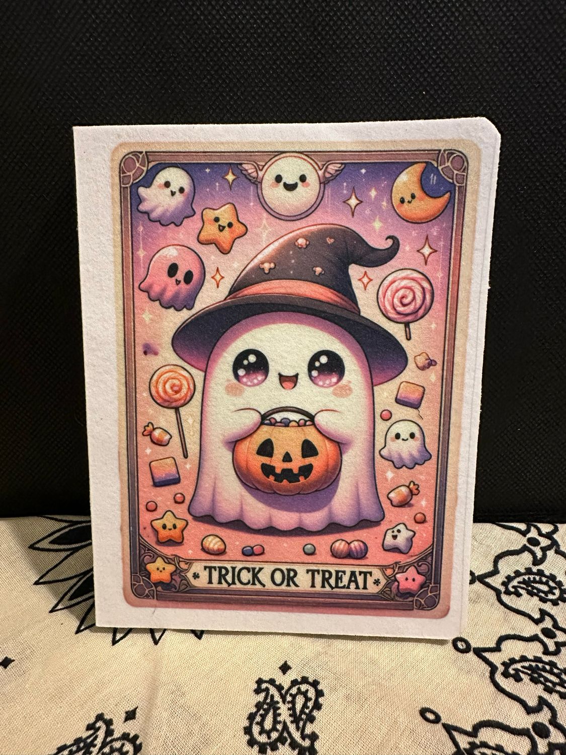 Trick Or Treat Blank Mini Journal