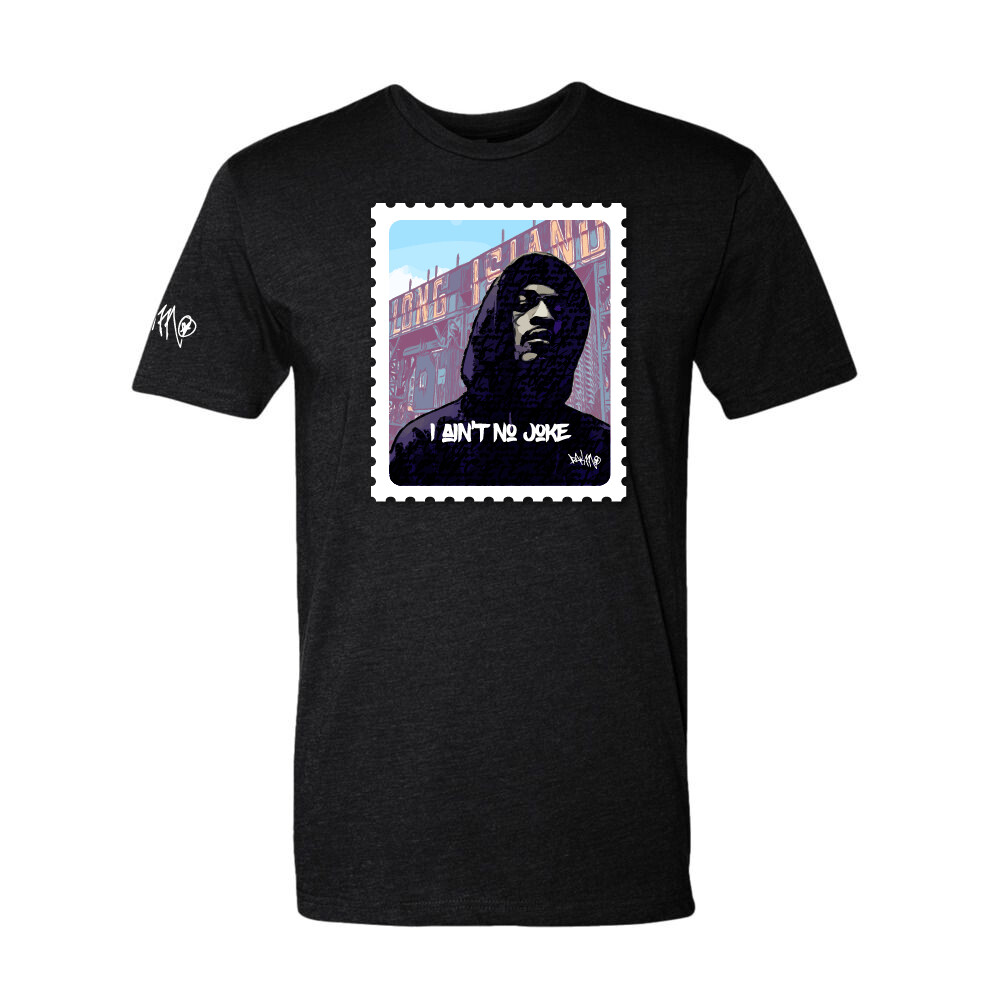 Rakim: I Ain&#39;t No Joke t-shirt with classic hip hop desig
