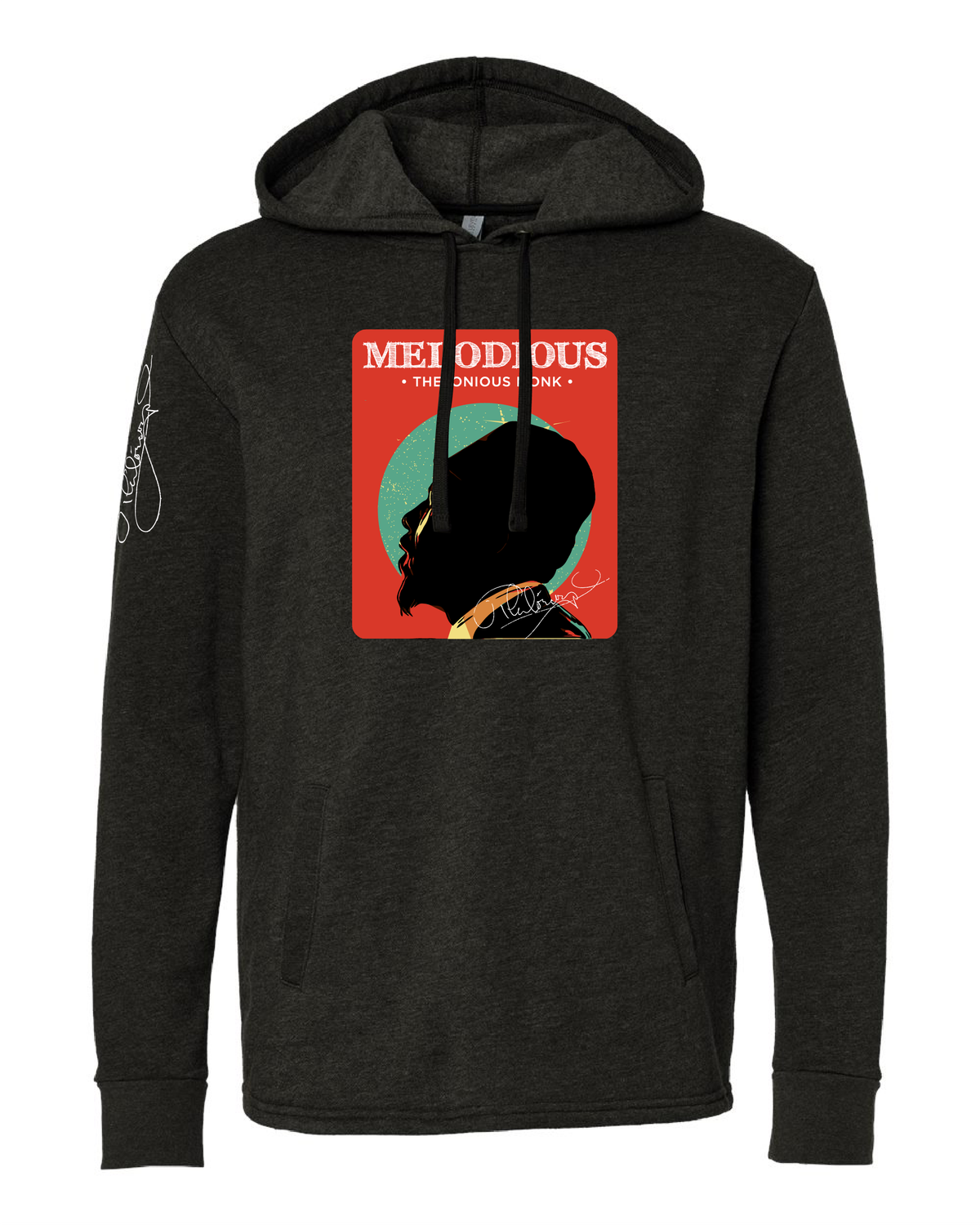 THELONIOUS MONK: Hoodie featuring jazz-inspired desig