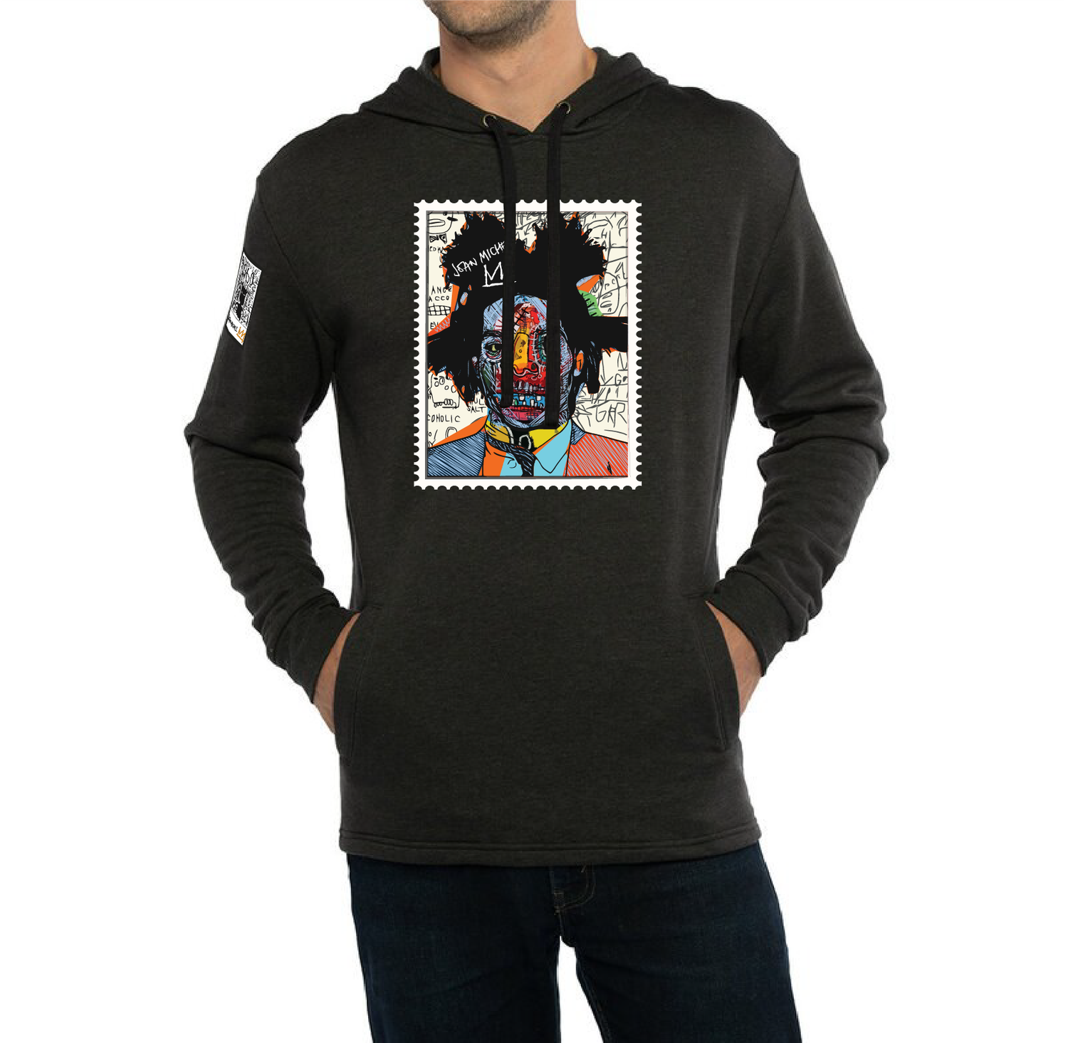 Basquiat Portrait Hoodie – Iconic Streetwear Art
