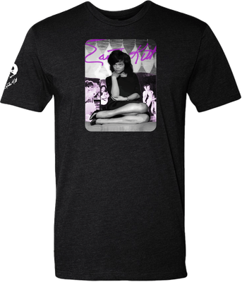 Eartha Kitt T-shirt featuring retro-inspired design
