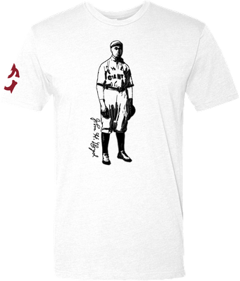 John H Lloyd : Philadelphia Giants t-shirt featuring vintage baseball design in white