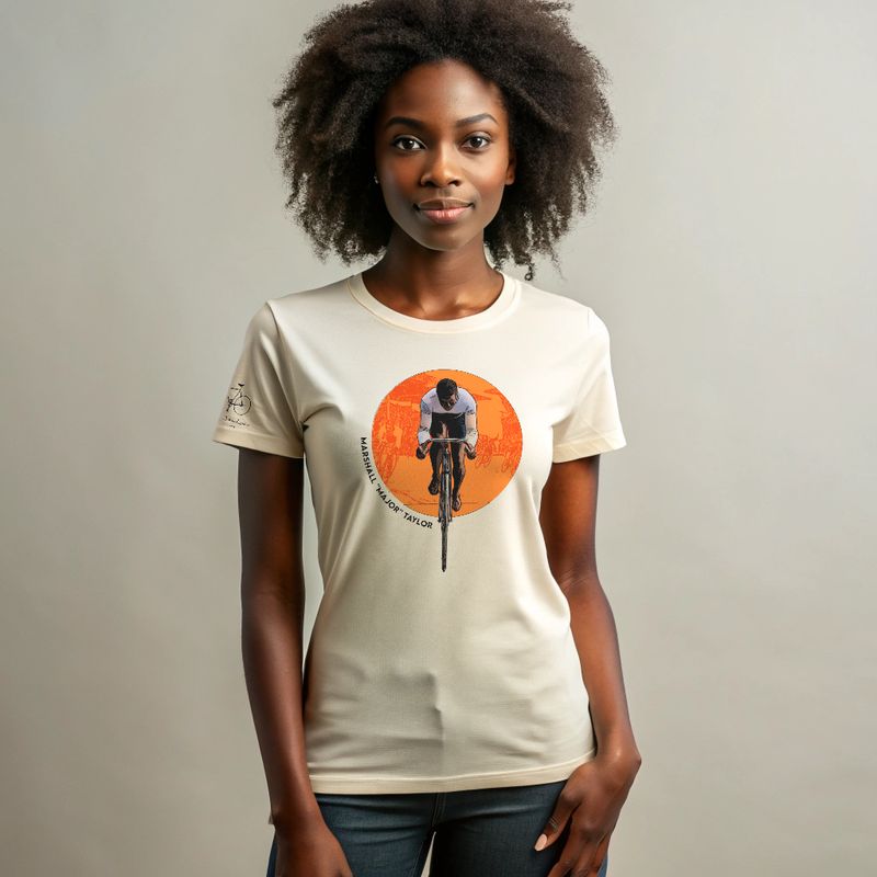 Major Taylor: World Champion Cyclist Wearing Major Taylor: World Champion Cyclist t-shirt
