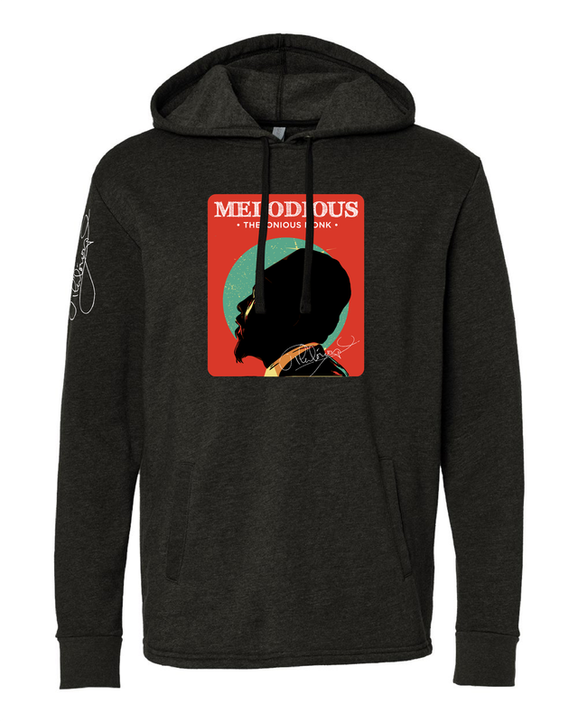 THELONIOUS MONK: Hoodie featuring jazz-inspired desig