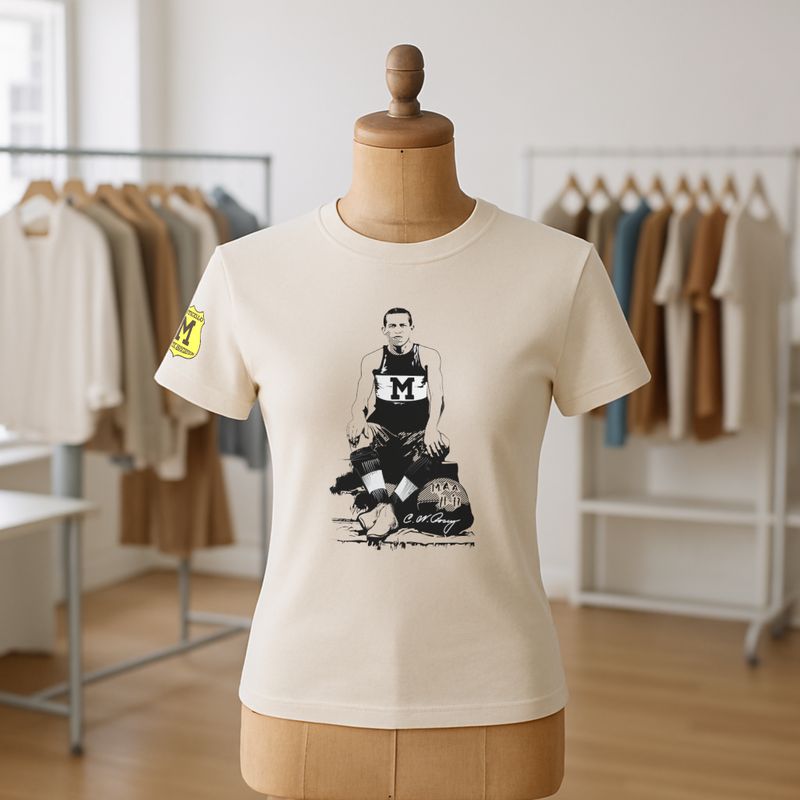 Cumberland Posey Jr Monticello Athletic Club graphic t-shirt — Negro League pioneer tribute tee by Victoria + Irene Apparel C