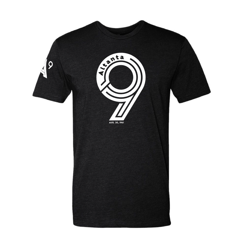 Atlanta 9 graphic t-shirt — tribute to 1961 school integration pioneers, by Victoria + Irene Apparel Co