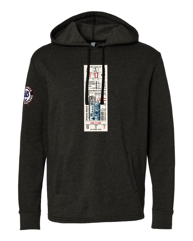 Atlanta Black Crackers Negro League heritage hoodie — Black baseball history apparel by Victoria + Irene Apparel Co