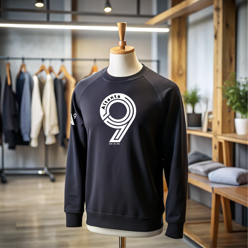 Atlanta 9 heritage sweatshirt — 1961 Atlanta school integration tribute apparel by Victoria + Irene Apparel Co