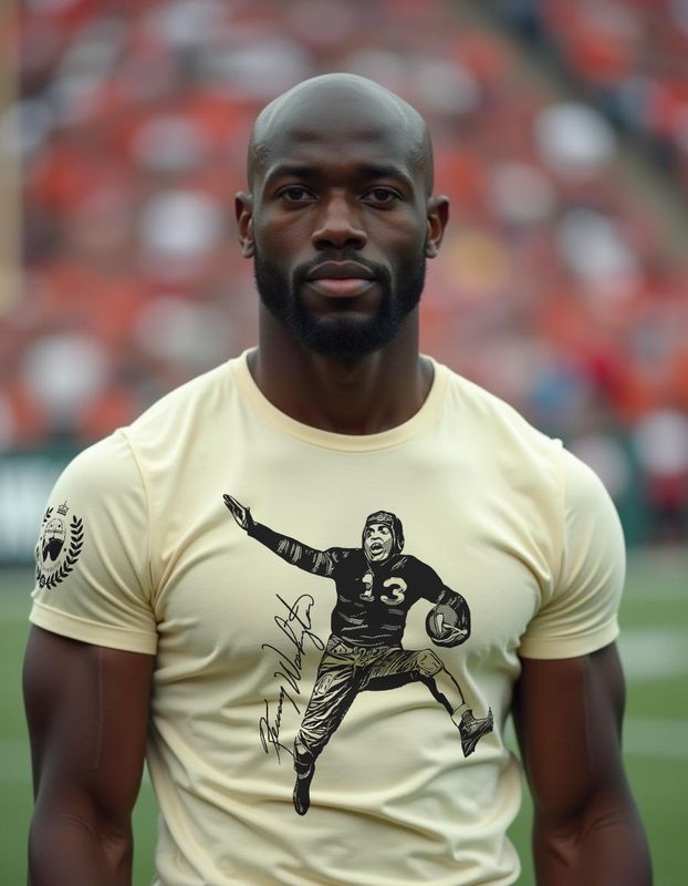 Kenny Washington graphic t-shirt — tribute to first Black modern-era NFL player, by Victoria + Irene Apparel Co
