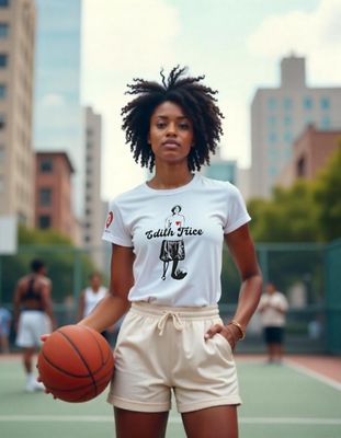 Edith Trice 'Game-Changer' graphic t-shirt — Black trailblazer tribute tee by Victoria + Irene Apparel Co