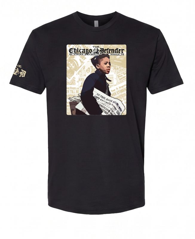 Chicago Defender tribute tee — Black history apparel by Victoria + Irene Apparel Co.
