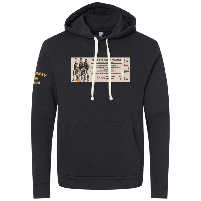 Cudahy Rex Hoodie – 1930 Black Fives Ticket Hoodie | V+I