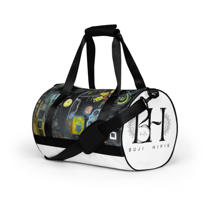 &quot;Chalkboard Neon&quot; Duffle Bag