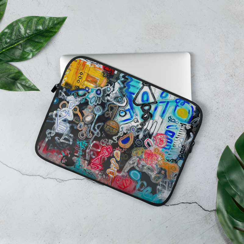 &quot;B Ball Blues&quot; Laptop Cover