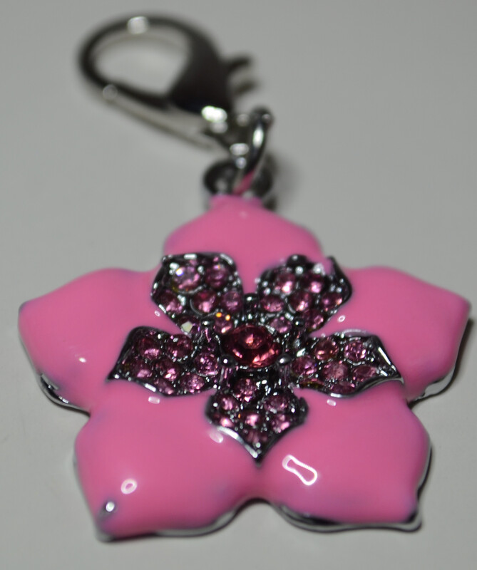 Pink Enamel Flower