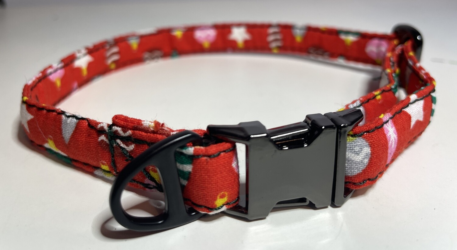 Red Ornaments Lap Dog