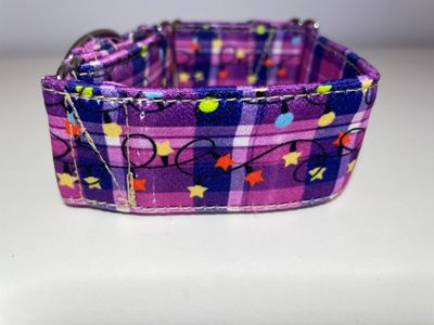 Big Bones Christmas Tartan Purple