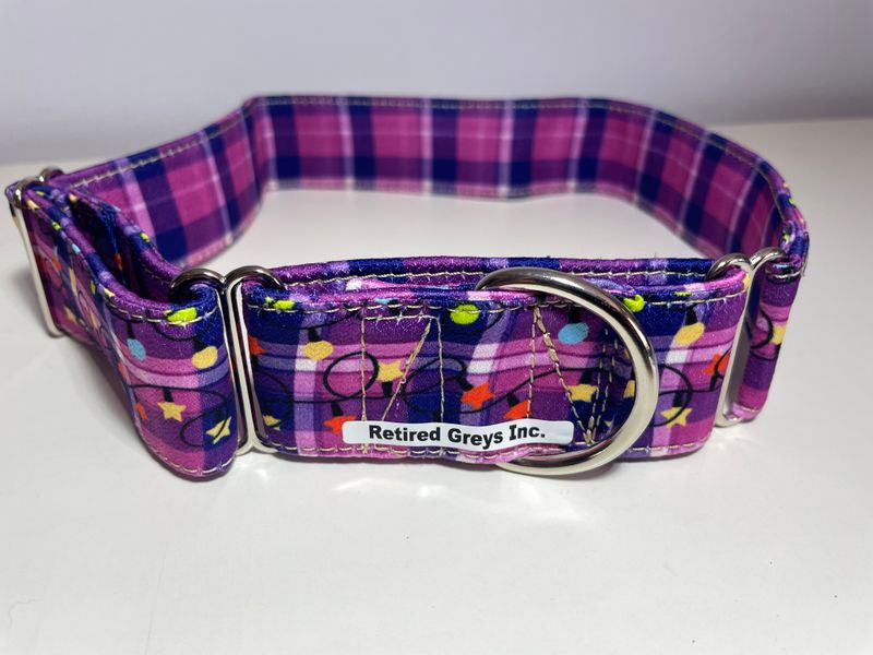 Big Bones Christmas Tartan Purple