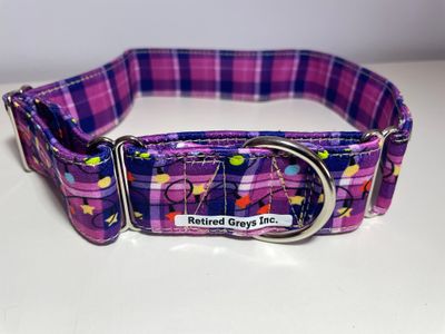 Big Bones Christmas Tartan Purple