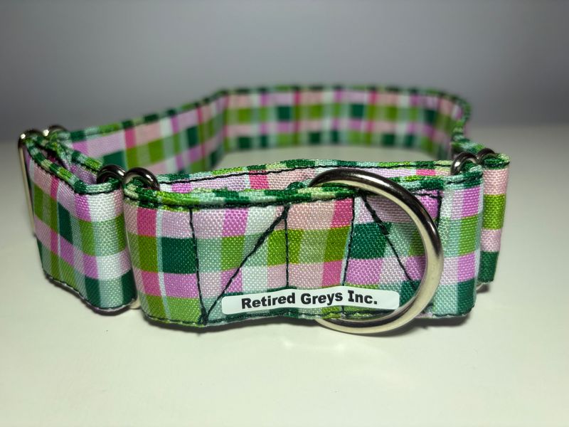 Big Bones Plaid Greens with Pink