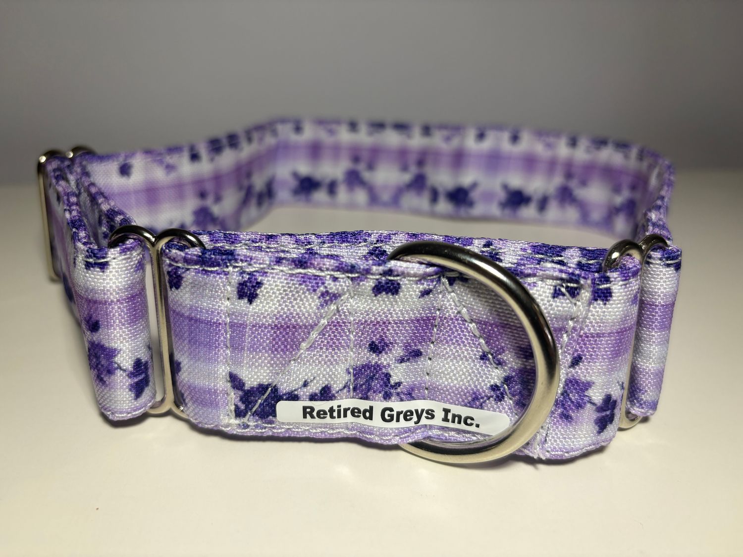 Big Bones Plaid Purples with Flowers