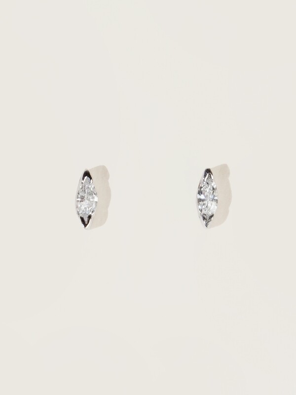 Marquise Stud White