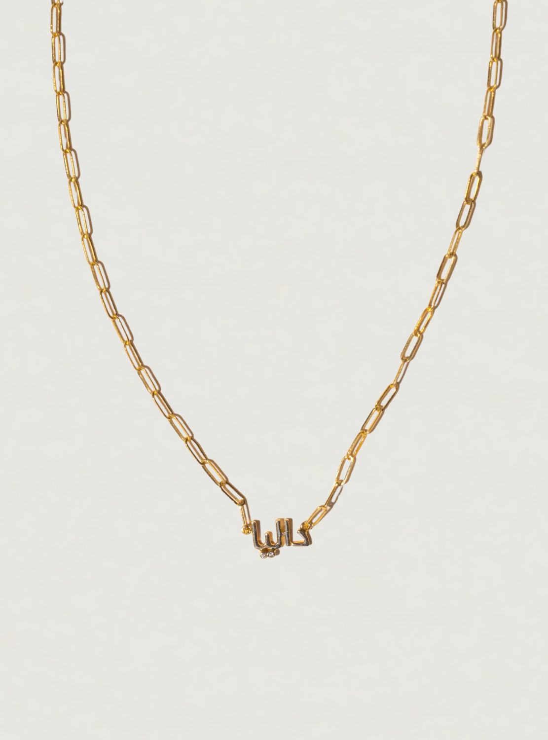 Linked Letters Necklace
