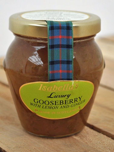 Luxury Gooseberry Jam with Lemon and Ginger