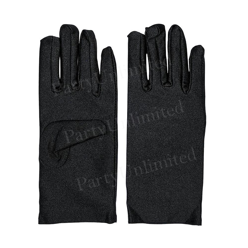 Short gloves black