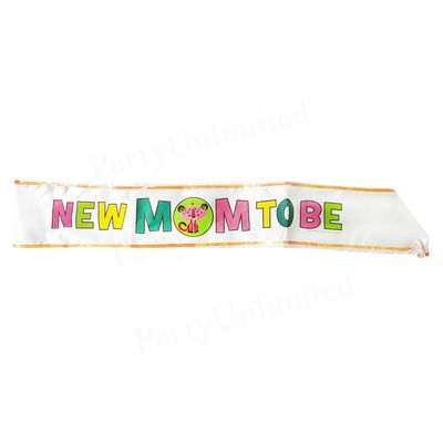 New mom to be sash with sequins