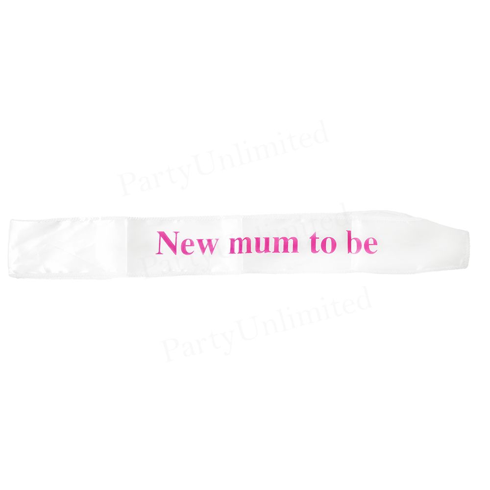New mum to be sash with sequins