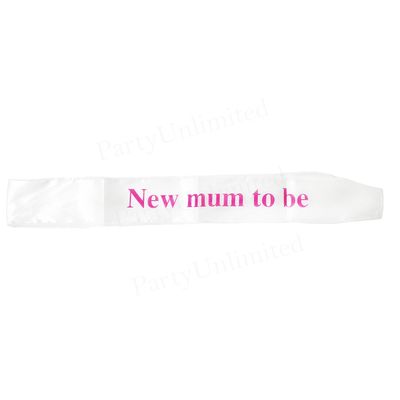 New mum to be sash with sequins