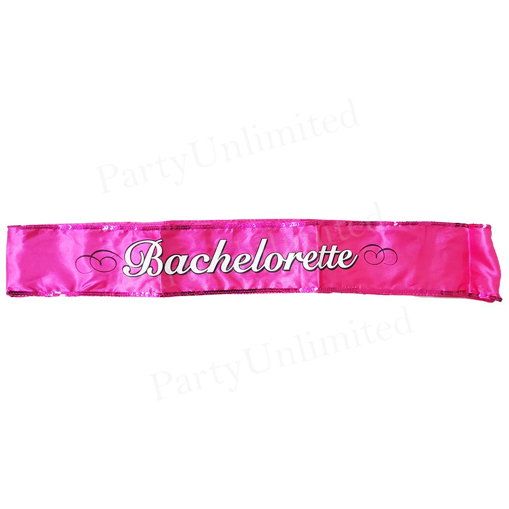 Bachelorette sash with sequins