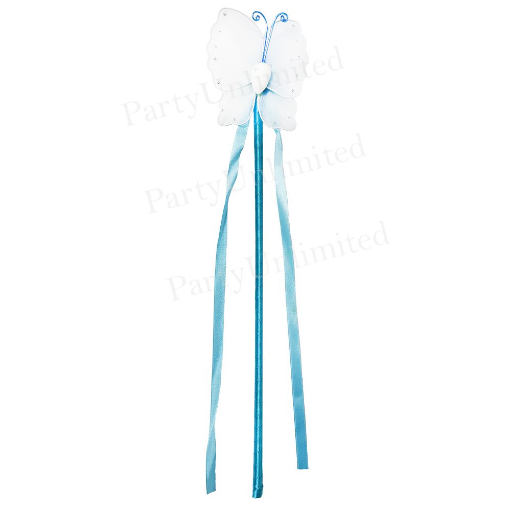 Butterfly wand large blue