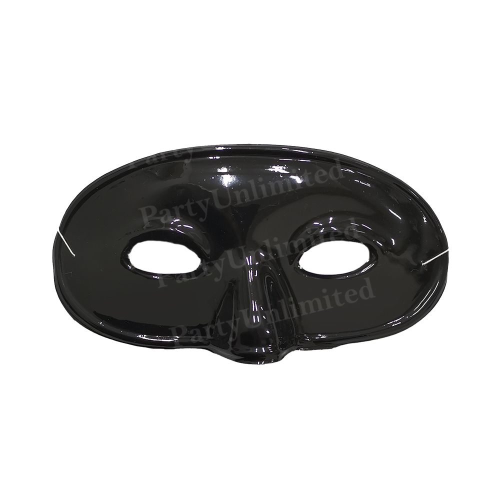 Eye mask plastic black