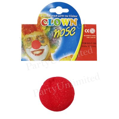 Clown nose sponge