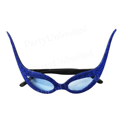 Glitter glasses blue