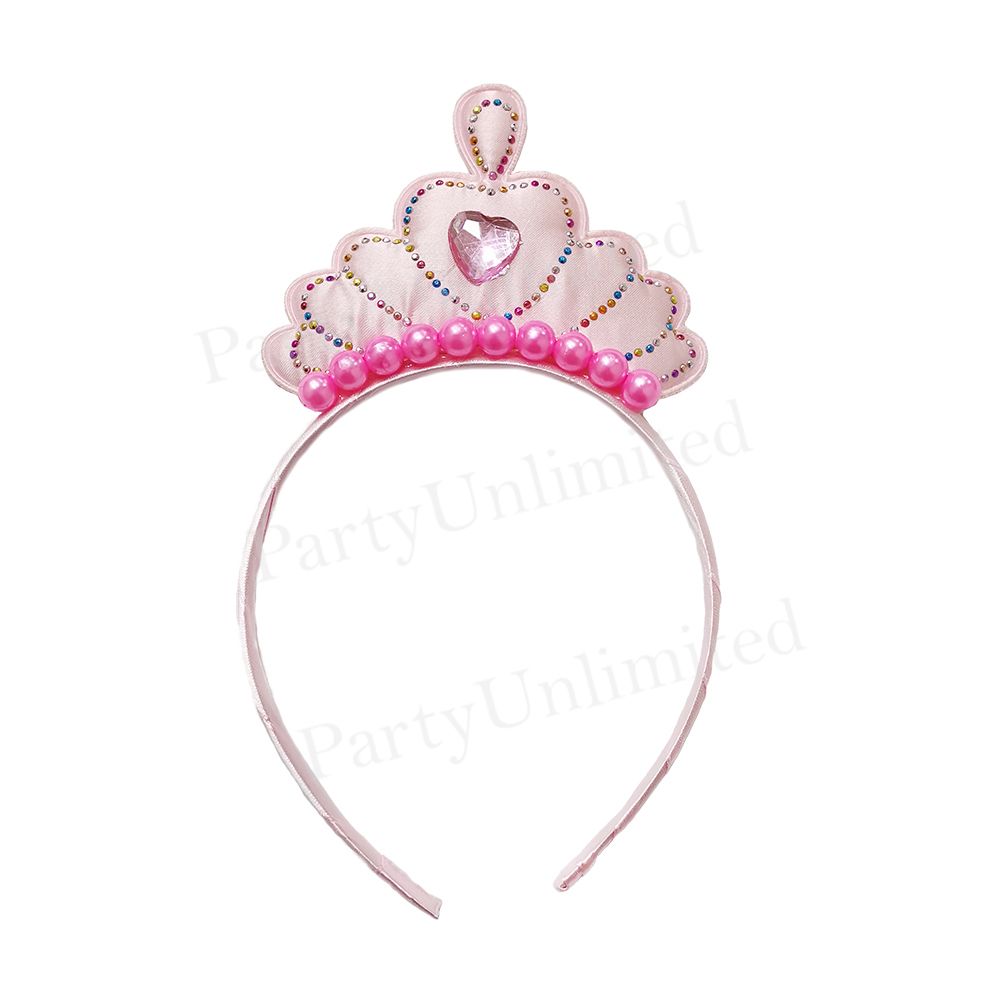 Pearl headband pink