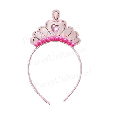 Pearl headband pink