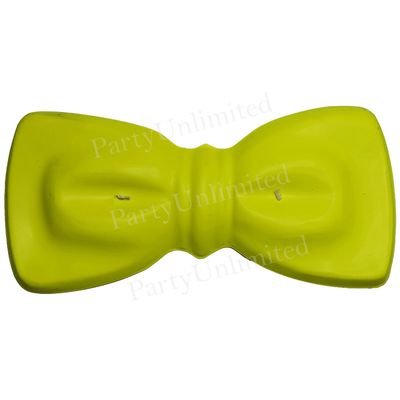 12pcs Plastic bowties yellow