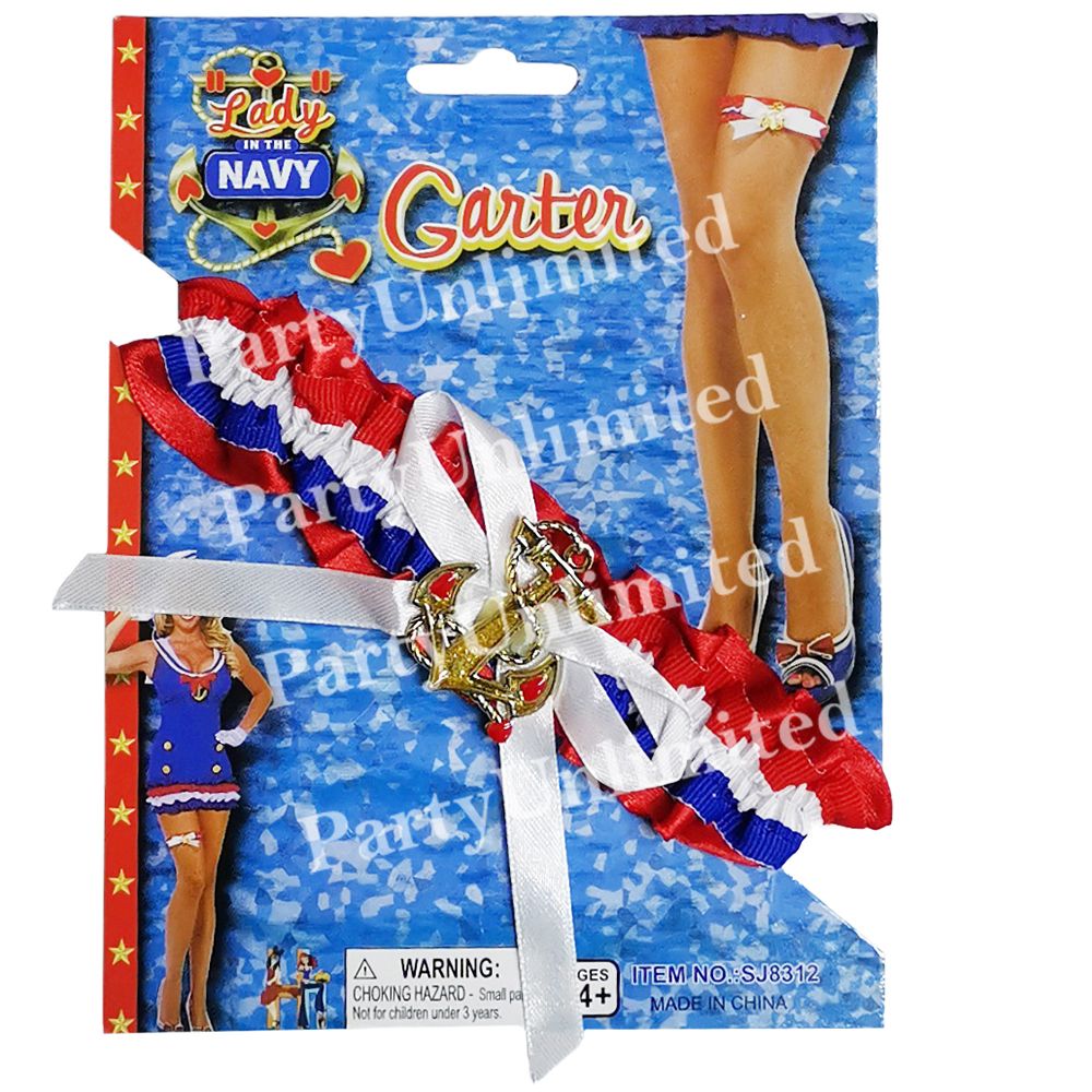 Navy Garter