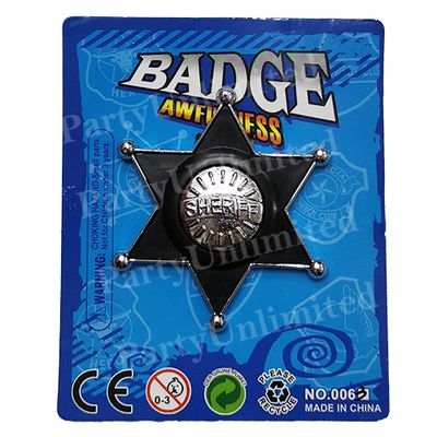 Sheriff badge black