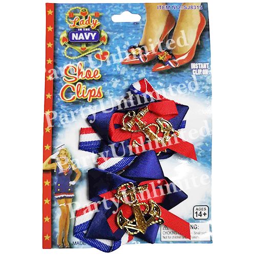 Navy Shoe clip