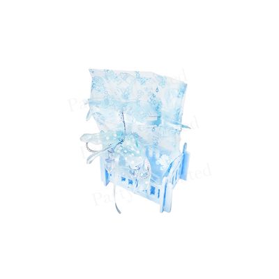 Baby shower cot organza bag 6pcs