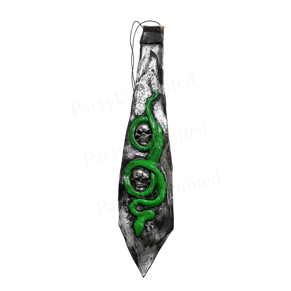Horror rubber Tie snake &amp; skull