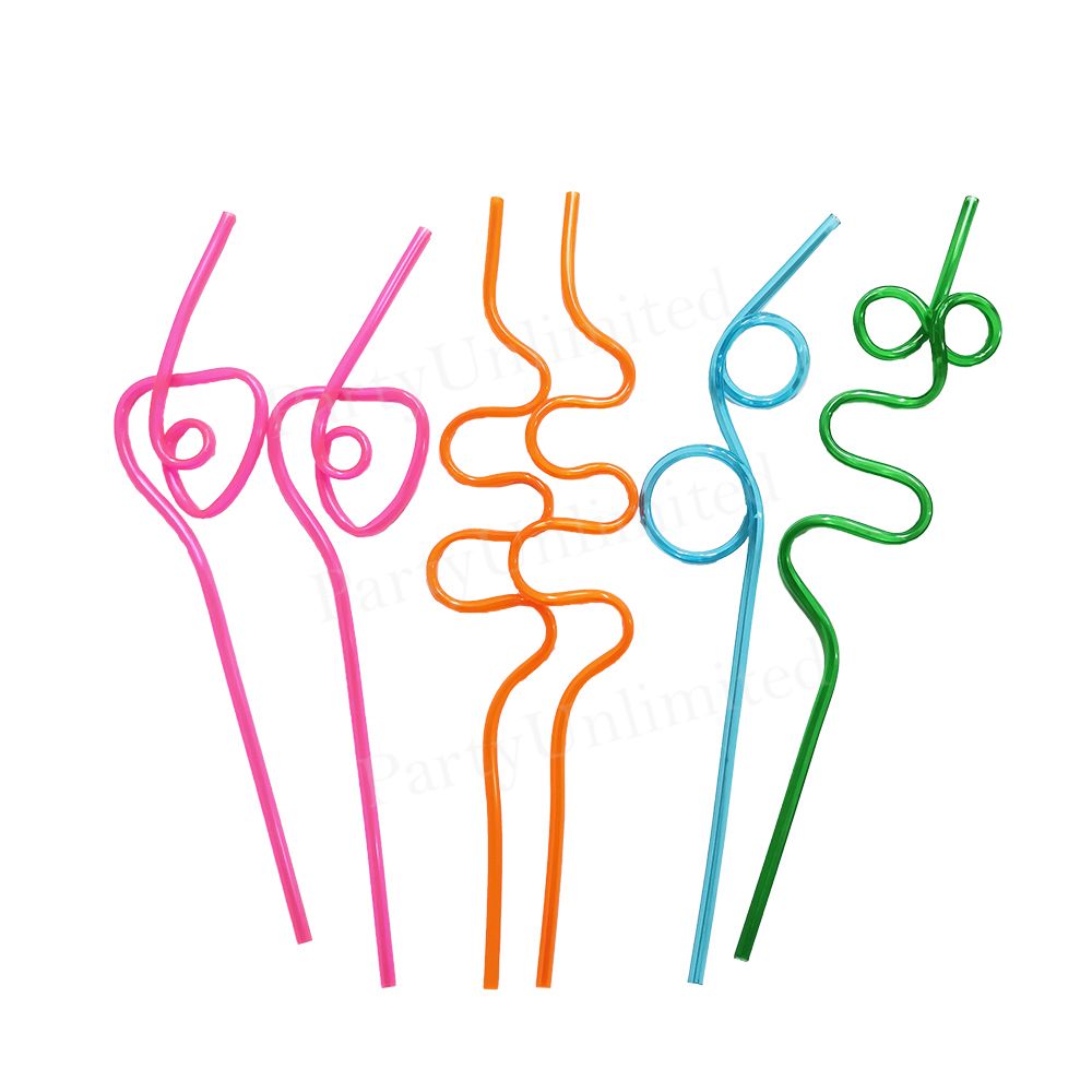 Swirly straws 6pcs