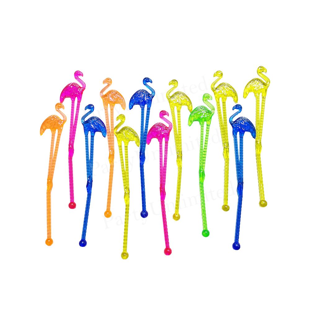 Flamingo stirring sticks 12pcs