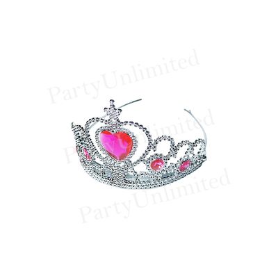 Tiara with pink heart