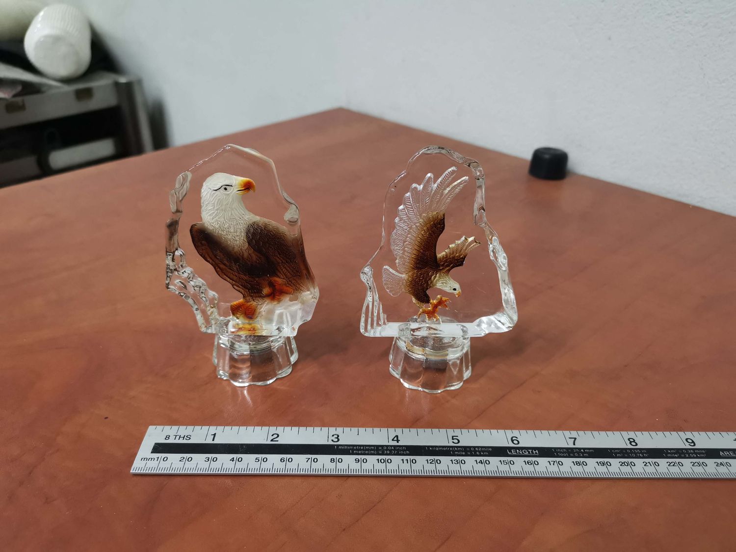Glass ornament eagle