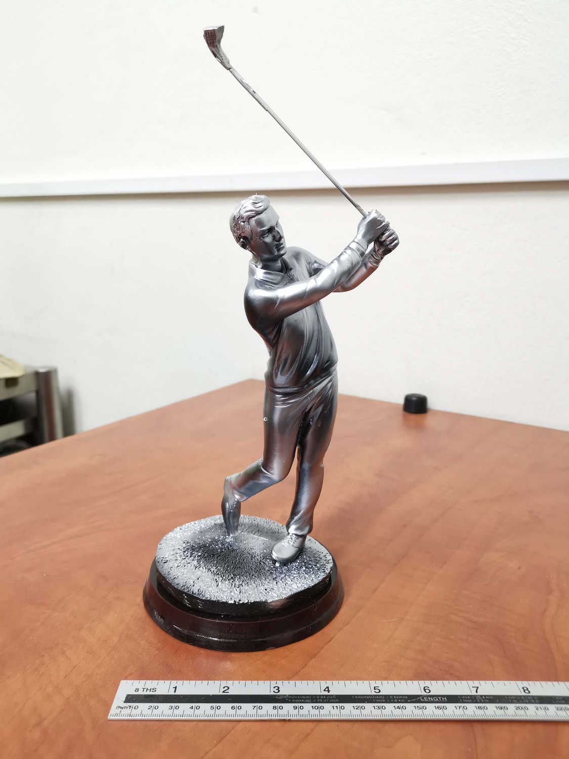 Metal ornament golf 002